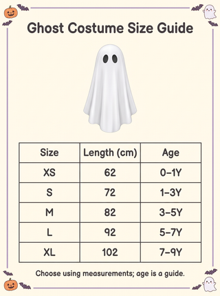 Kids Ghost Halloween Costume