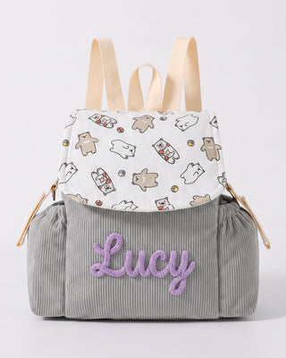 Personalised Yarn School Backback
