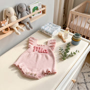 Personalised Yarn Baby Romper