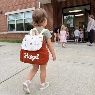 Personalised Yarn School Backback