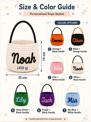 Personalised Trick-or-Treat Small Basket