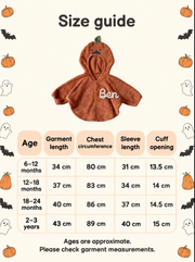 Personalised Halloween Yarn Costume Cape