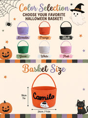 Personalised Trick-or-Treat Yarn Basket
