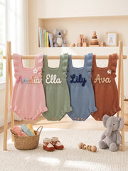 Personalised Yarn Baby Romper