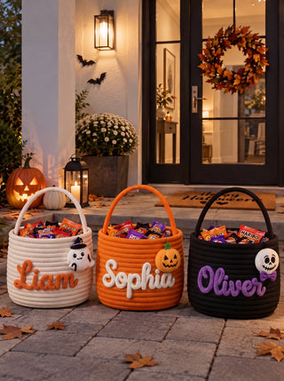 Personalised Trick-or-Treat Small Basket