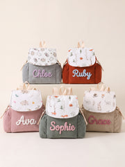 Personalised Yarn School Backback