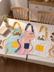Personalised Kids Yarn Apron