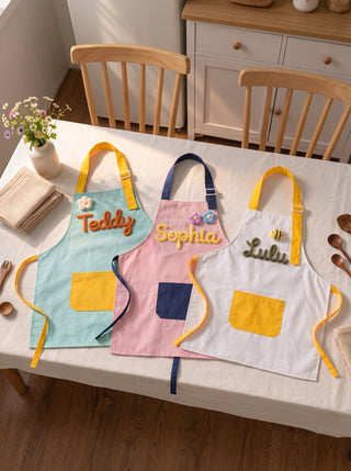 Personalised Kids Yarn Apron