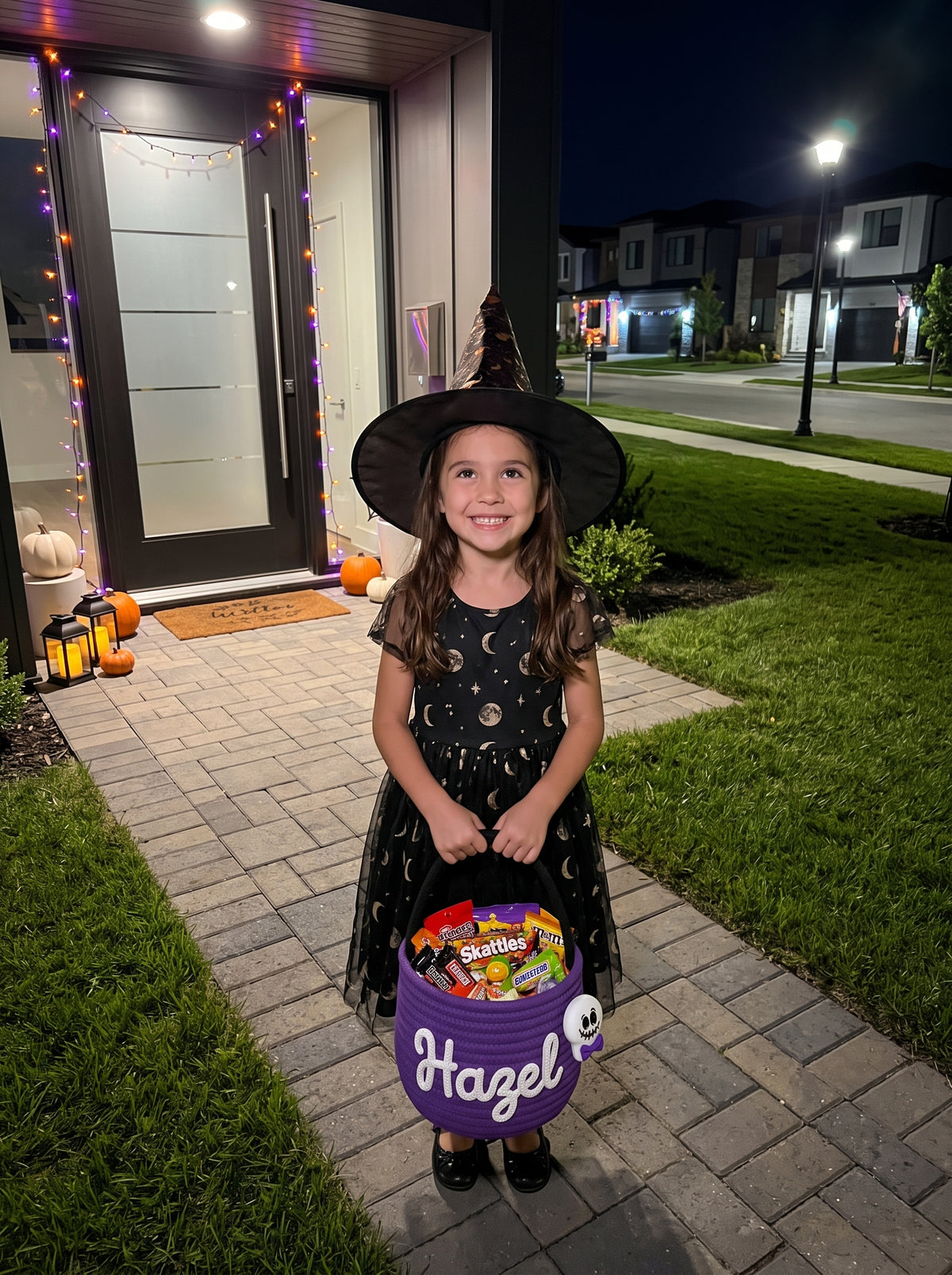 Personalised Trick-or-Treat Small Basket