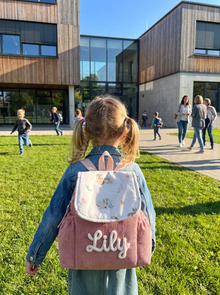 Personalised Yarn School Backback