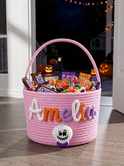 Personalised Trick-or-Treat Yarn Basket