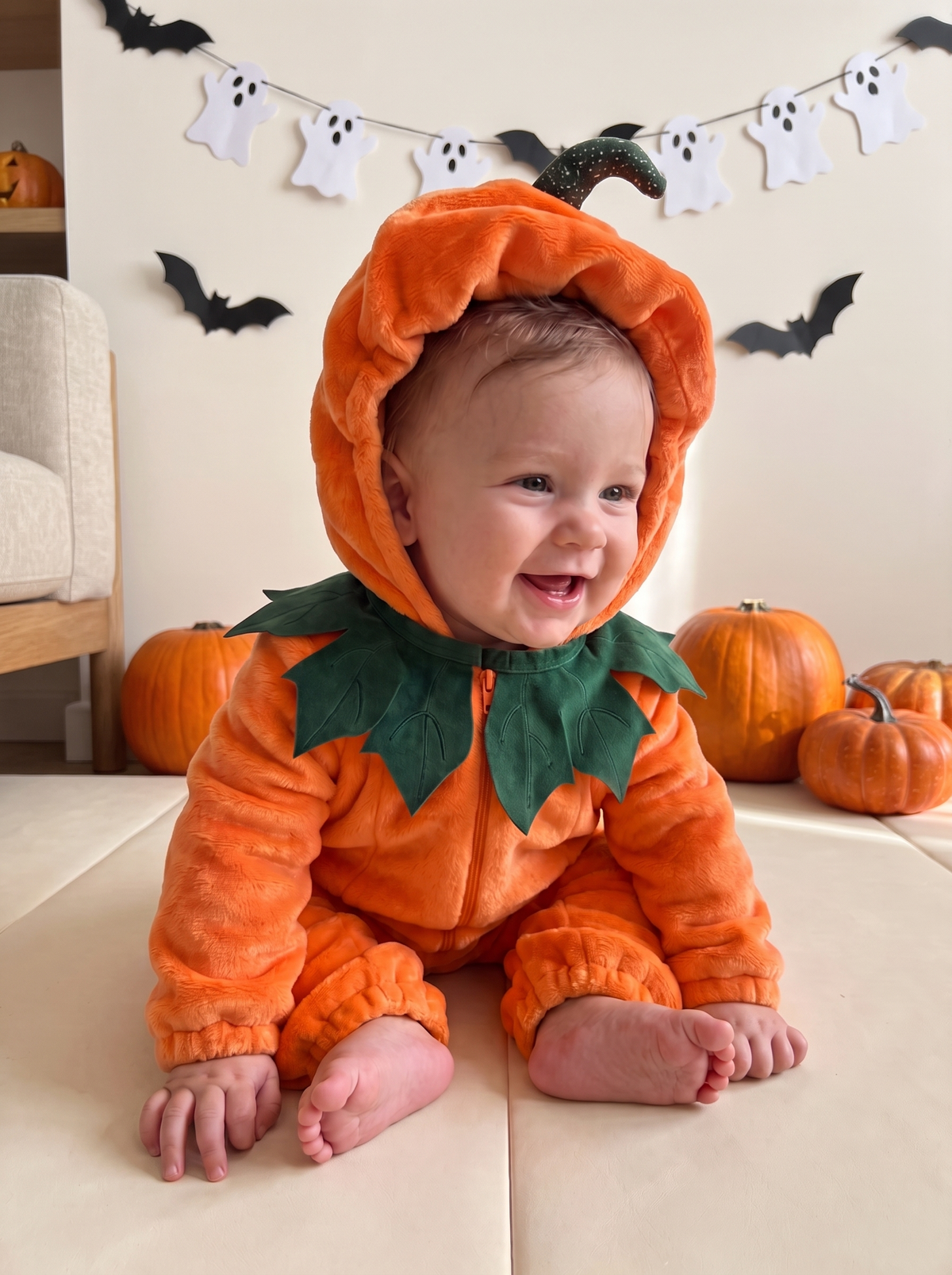 Baby Pumpkin Halloween Costume