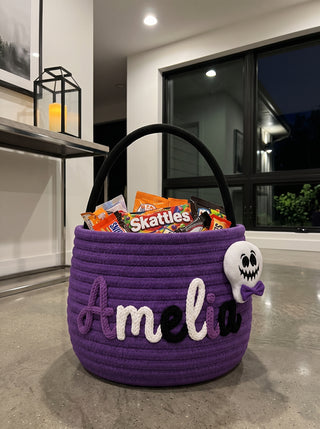 Personalised Trick-or-Treat Small Basket