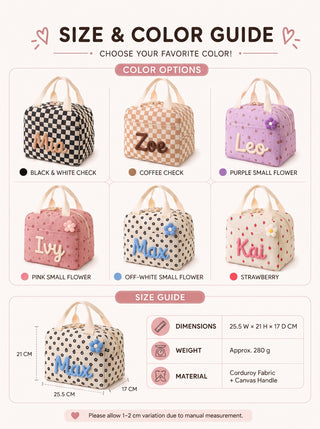Personalised Yarn Lunch Bag