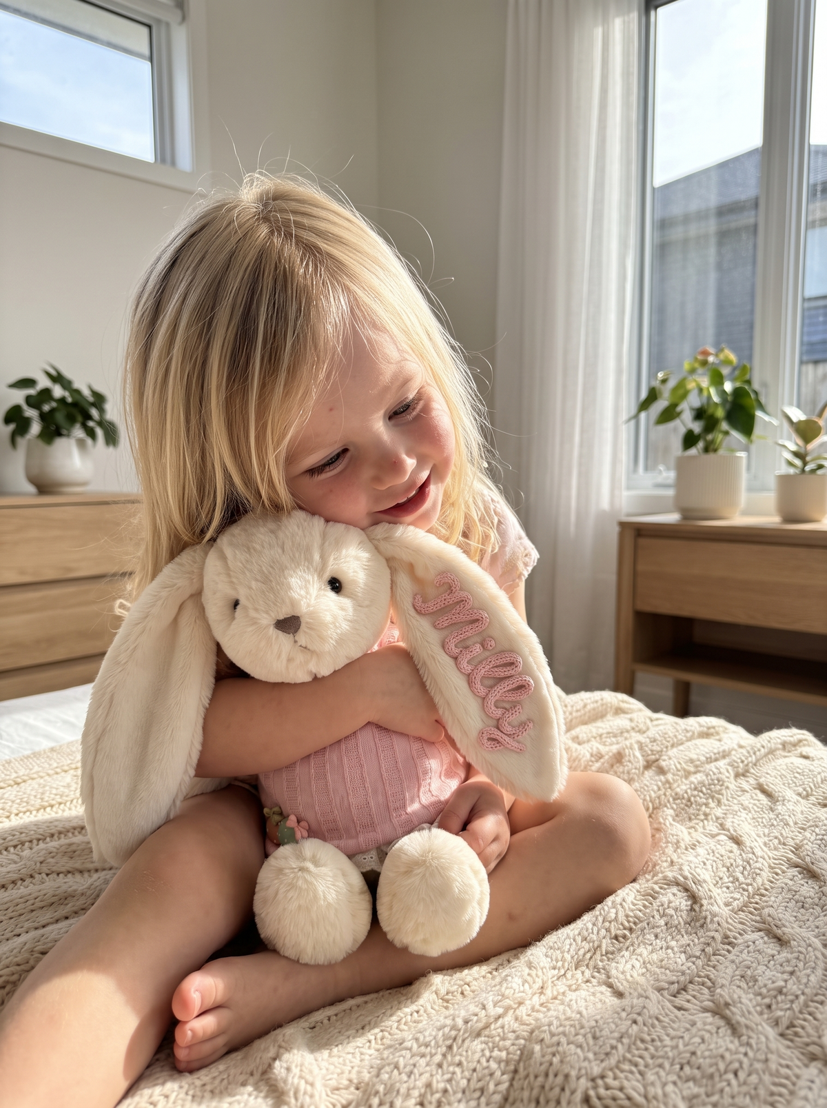 Personalized Bunny Plush Toy