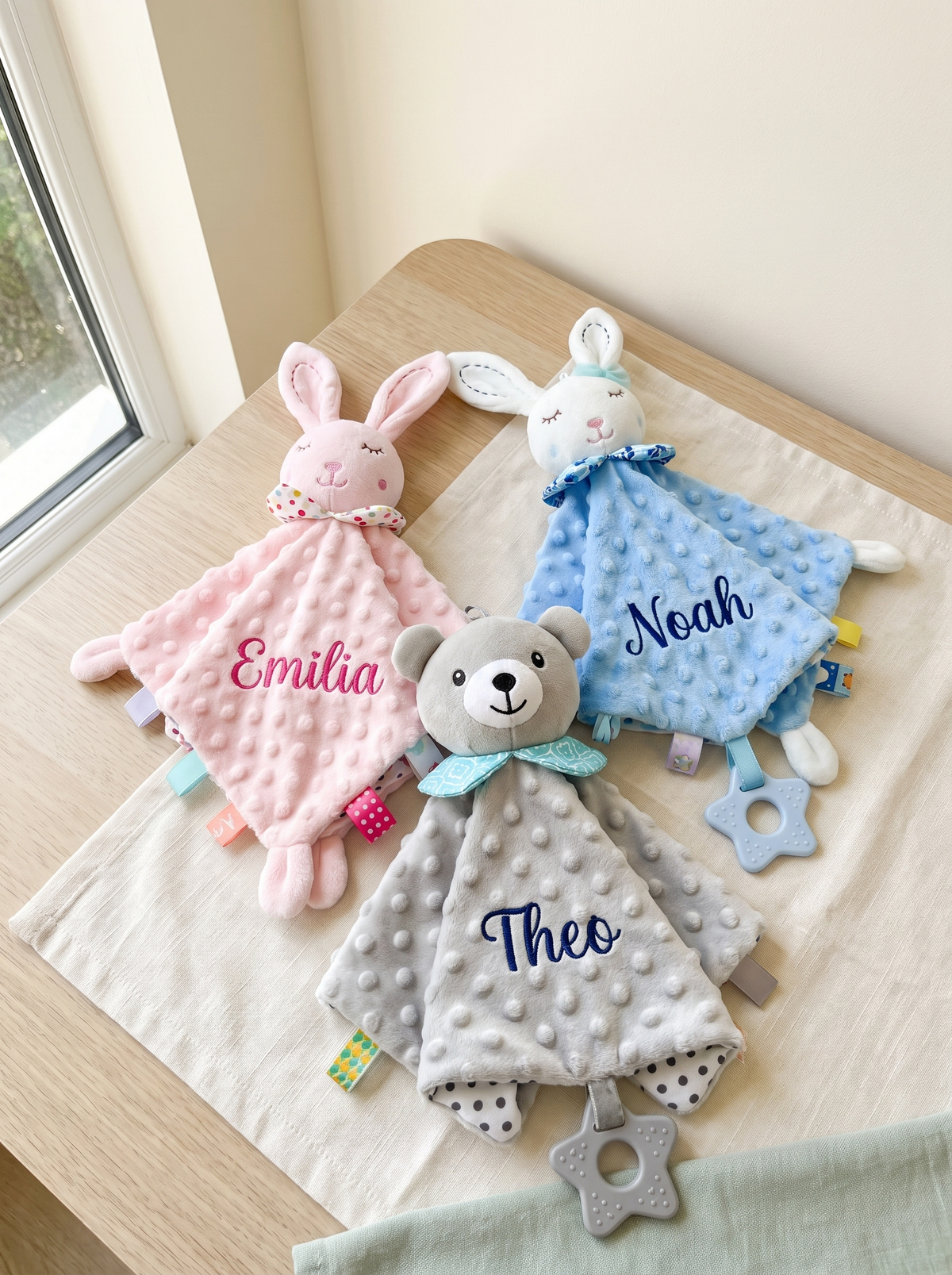Personalised Baby Animal Comforter