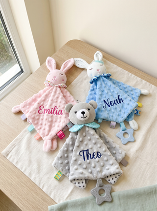 Personalised Baby Animal Comforter
