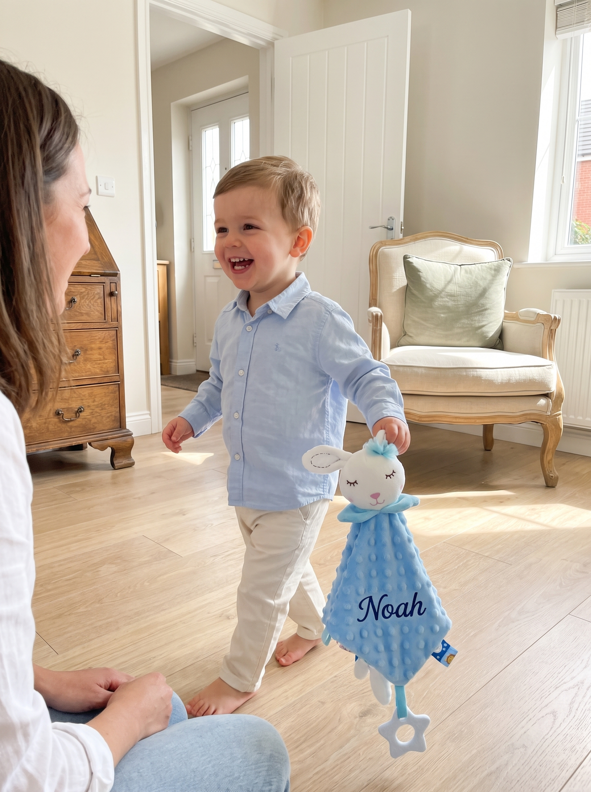 Personalised Baby Animal Comforter
