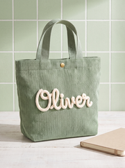 Personalised Corduroy Kids Tote Bag