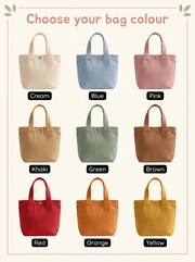 Personalised Corduroy Kids Tote Bag