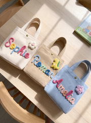 Personalised Corduroy Kids Tote Bag