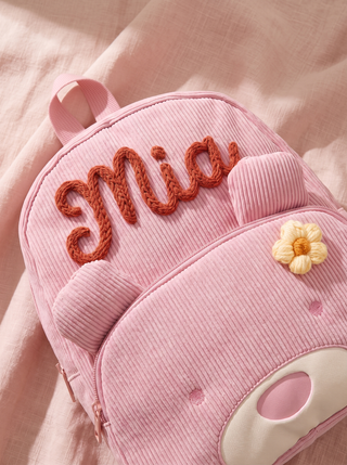 Personalised Corduroy Kids Backpack