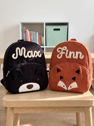 Personalised Corduroy Kids Backpack