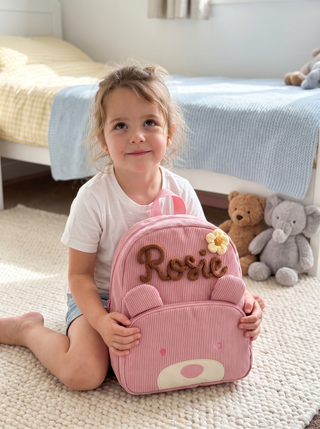 Personalised Corduroy Kids Backpack