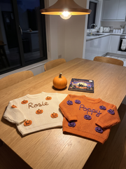 Personalised Halloween Pumpkin Sweater