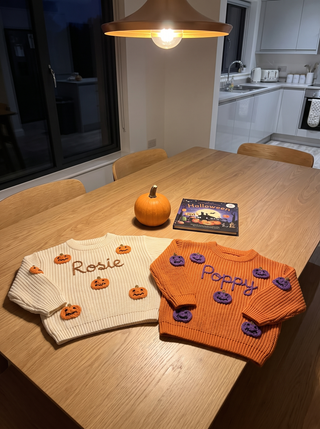 Personalised Halloween Pumpkin Sweater